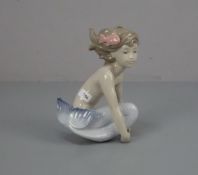 FIGUR: "Meerjungfrau" / porcelain figure: "mermaid", Porzellan, Manufaktur Nao, Valencia / Spanien,