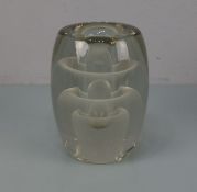 VASE, Glas, Manufaktur Rosenthal, studio - linie, unter dem Stand gemarkt. Dickwandiges Klarglas