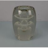 VASE, Glas, Manufaktur Rosenthal, studio - linie, unter dem Stand gemarkt. Dickwandiges Klarglas