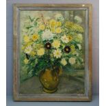 MEINE JANSEN, JAN (Meppel 1908-1994 Driebergen), Gemälde / painting: "Blumenstillleben", Öl auf