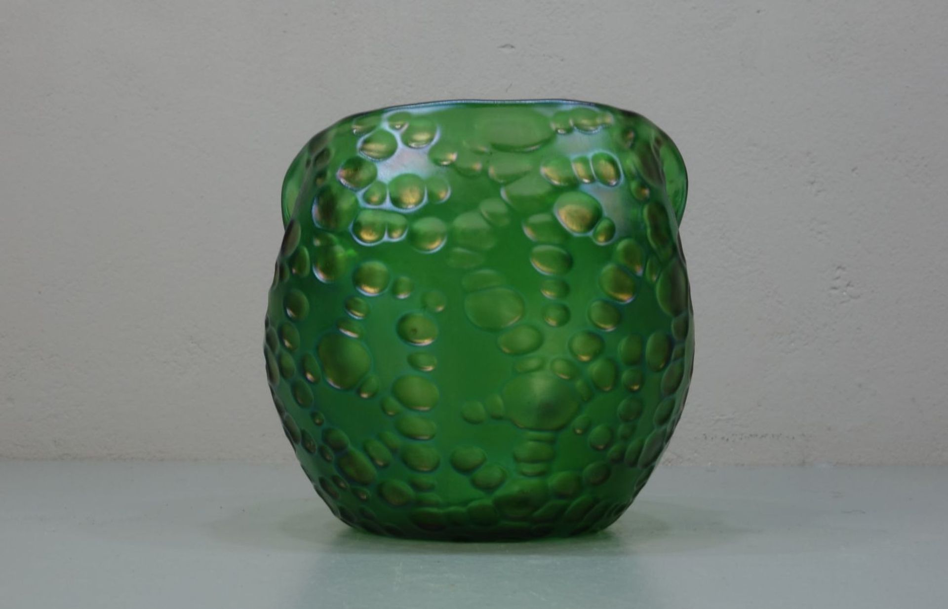 JUGENDSTIL VASE / SCHALE / art nouveau vase / bowl, Wilhelm Kralik Sohn, Eleonorenhain, um 1900, - Bild 2 aus 3