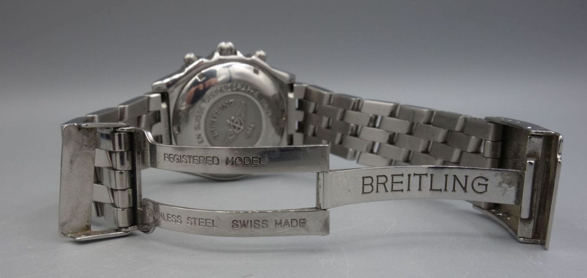 ARMBANDUHR: BREITLING CHRONOMAT 1884 / wristwatch, Automatik, Manufaktur Breitling SA / Schweiz. - Image 6 of 9