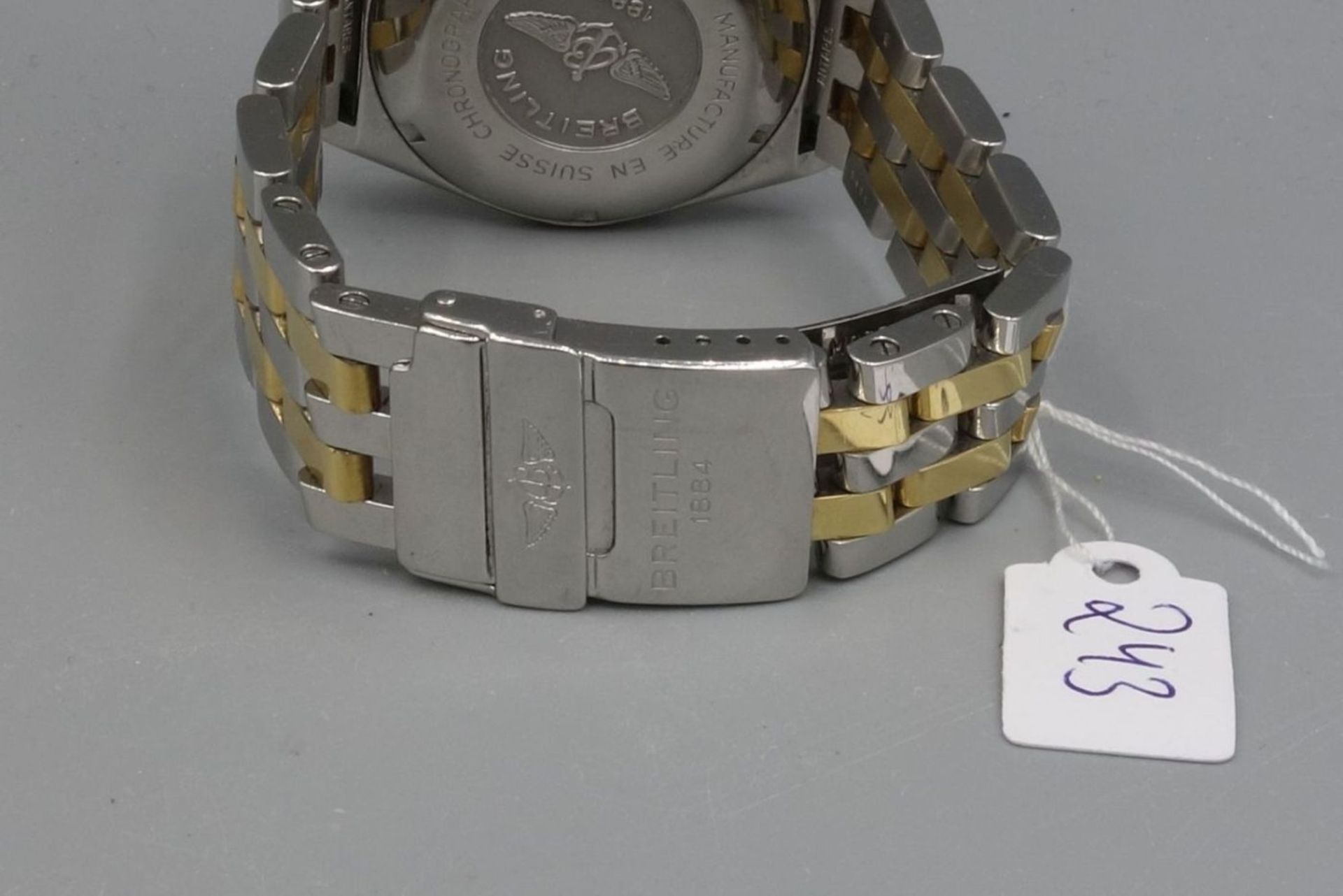 ARMBANDUHR: BREITLING WINDRIDER CHRONOMAT 1884 / wristwatch, Automatik, Manufaktur Breitling SA / - Image 6 of 8