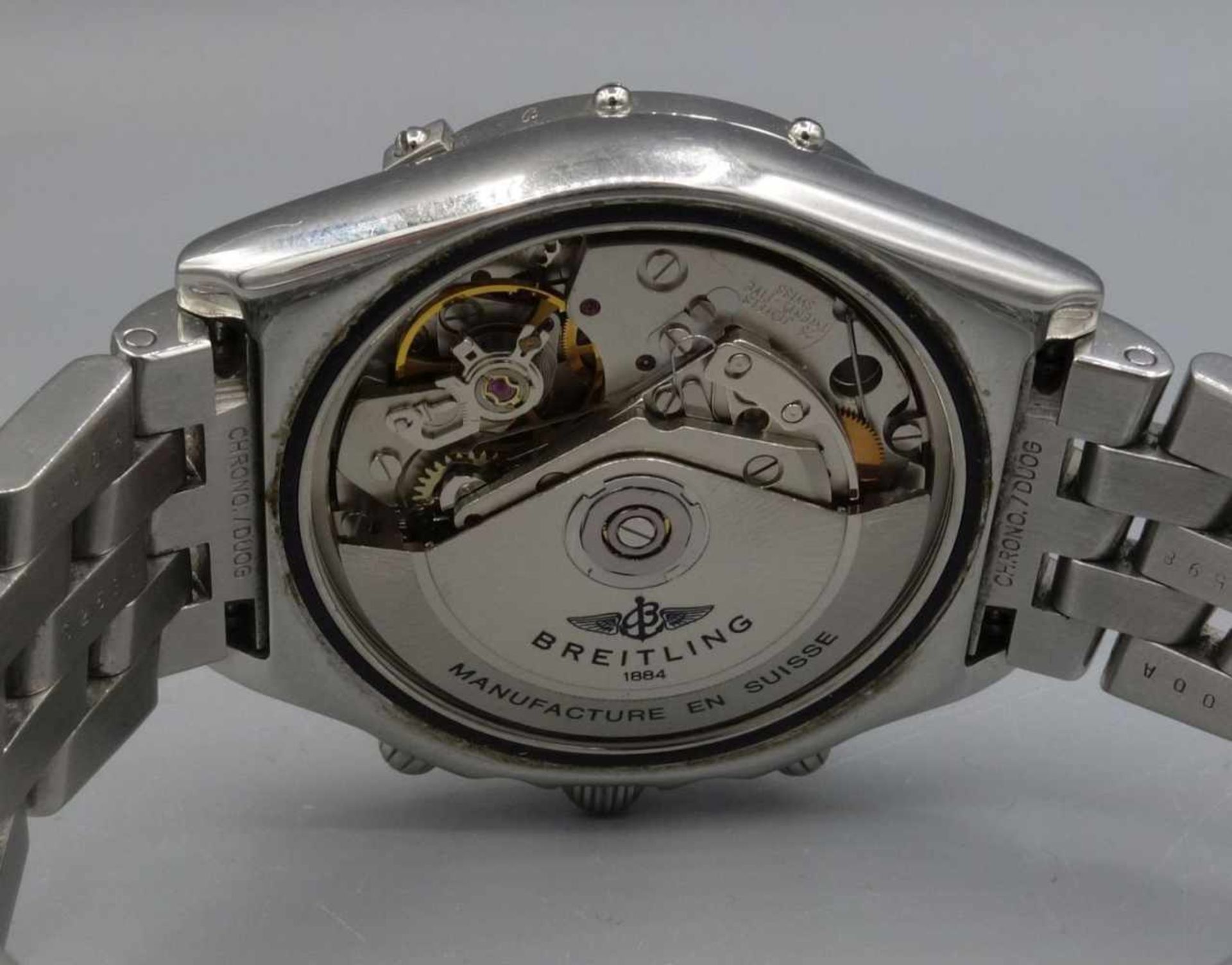 ARMBANDUHR: BREITLING CHRONOMAT 1884 / wristwatch, Automatik, Manufaktur Breitling SA / Schweiz. - Bild 3 aus 9
