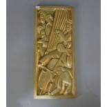 MARTEL, JAN und JOEL, nach (beide: Nantes 1896-1966 Paris), Relief "Das Orchester", Bronze -