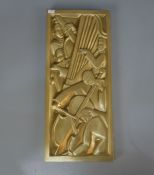 MARTEL, JAN und JOEL, nach (beide: Nantes 1896-1966 Paris), Relief "Das Orchester", Bronze -