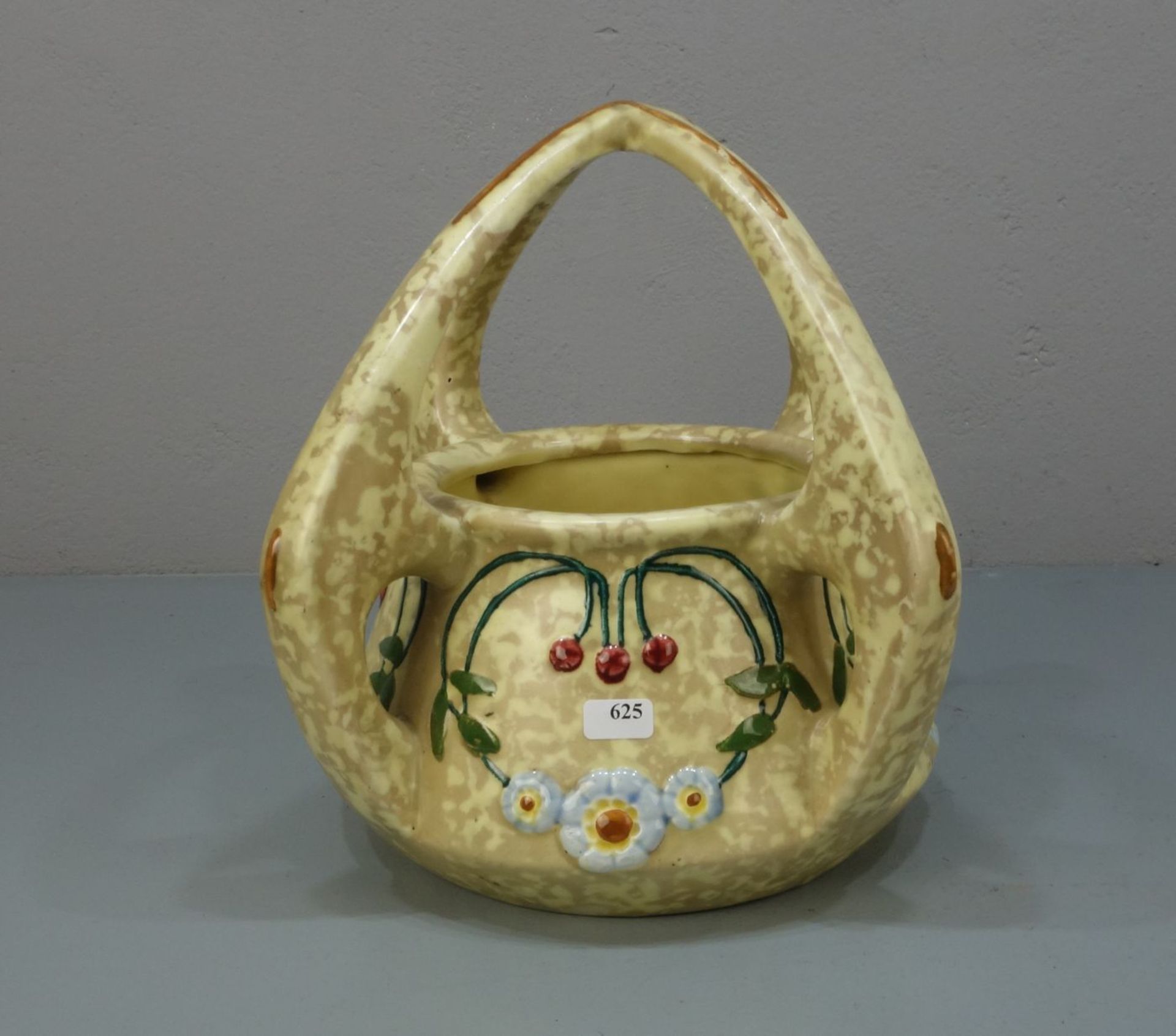 JUGENDSTIL - VASE / - SCHALE / art nouveau vase, Weichporzellan / Fayence, Manufaktur Dux, Böhmen (