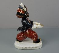 PORZELLANFIGUR / porcelain figure: "Der Sarotti - Mohr" (so auch bezeichnet / Originaltitel),
