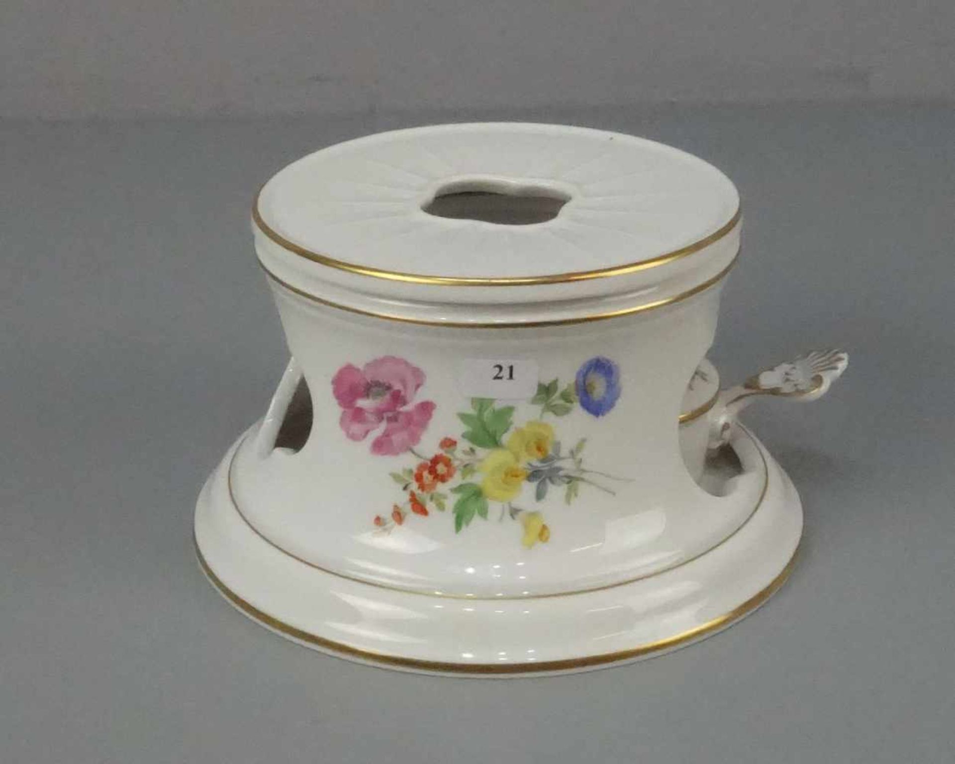 STÖVCHEN / teapot or coffeepot warmer, Porzellan, Manufaktur Meissen, unterglasurblaue