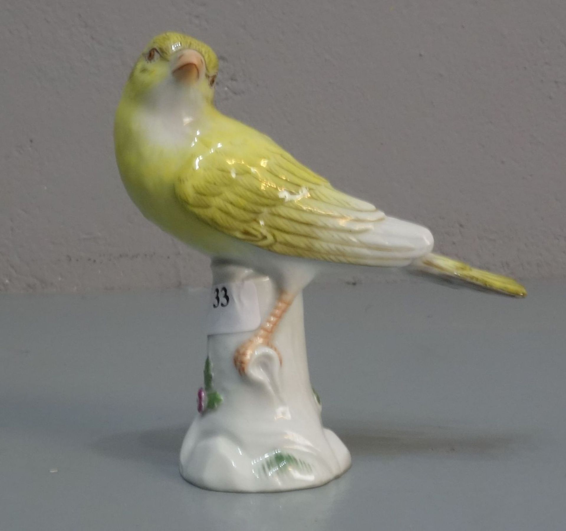 MEISSEN . FIGUR: "KANARIENVOGEL"