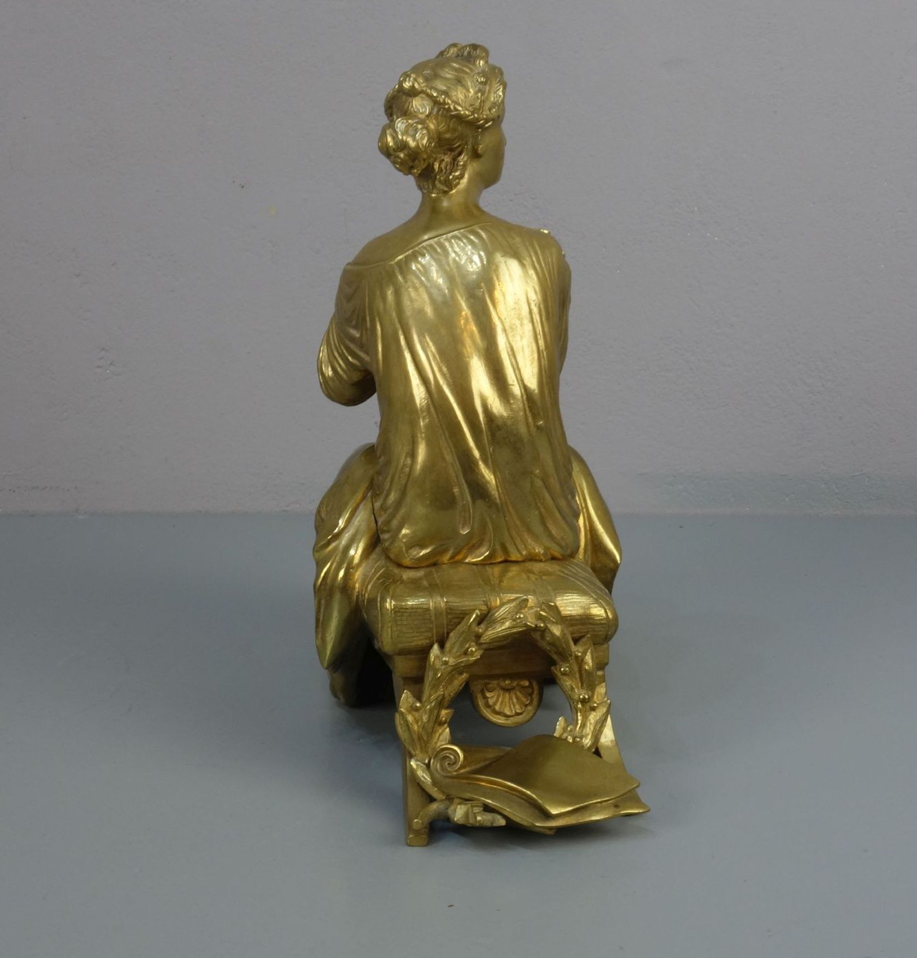 HOULET - SKULPTUR: "ALLEGORIE DER LYRIK" - Image 4 of 4