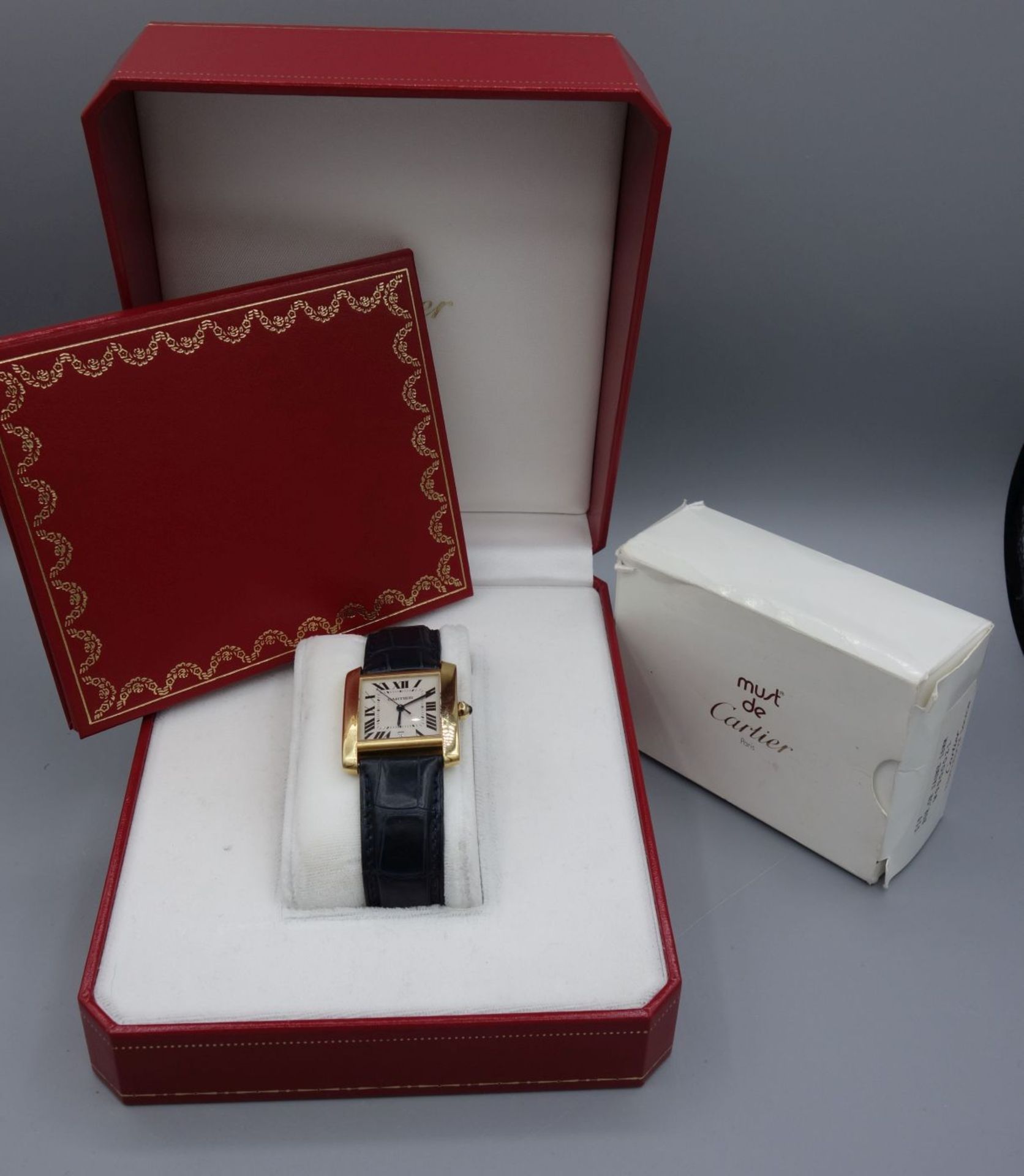 ARMBANDUHR CARTIER TANK FRANCAISE - Image 7 of 9