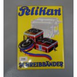 EMAILLESCHILD "PELIKAN SCHREIBBÄNDER"