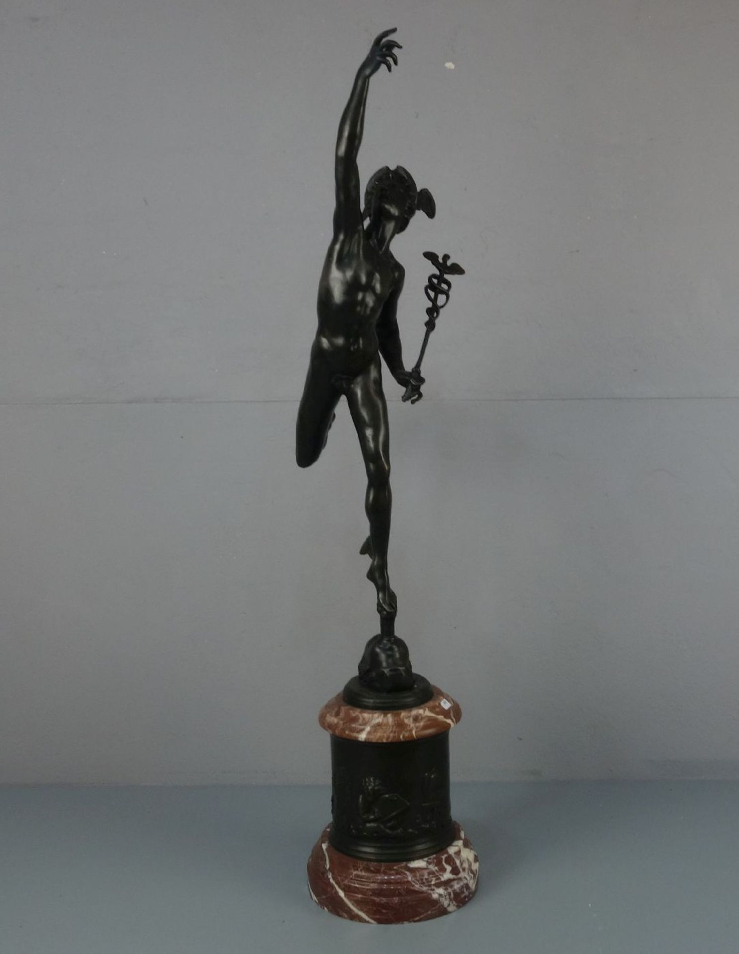 GIOVANNI DA BOLOGNA - SKULPTUR: "FLIEGENDER HERMES / MERKUR" - Bild 2 aus 6