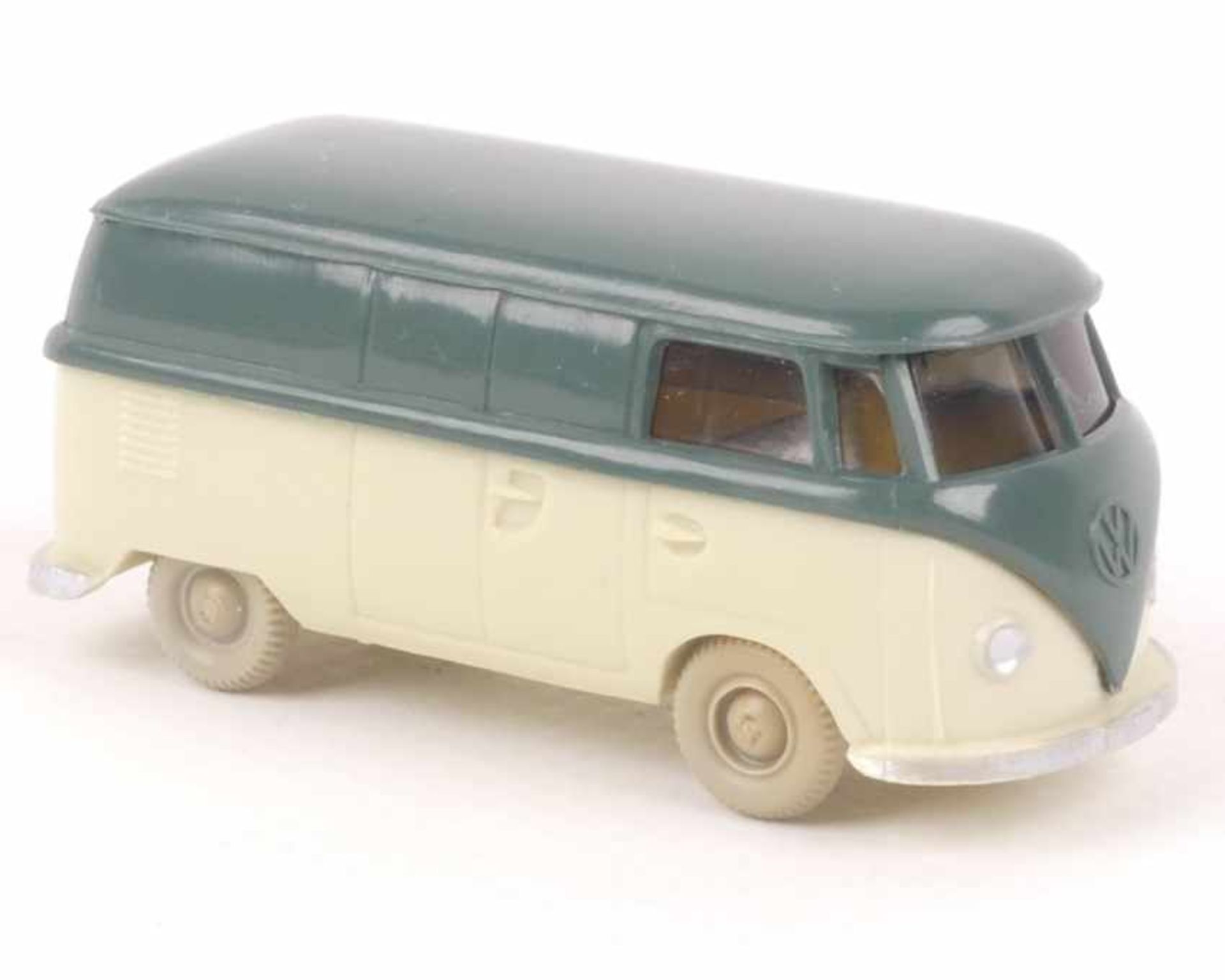 Wiking VW T1 Kasten graugrün/h'grünbeige 300/9n, neuwertig