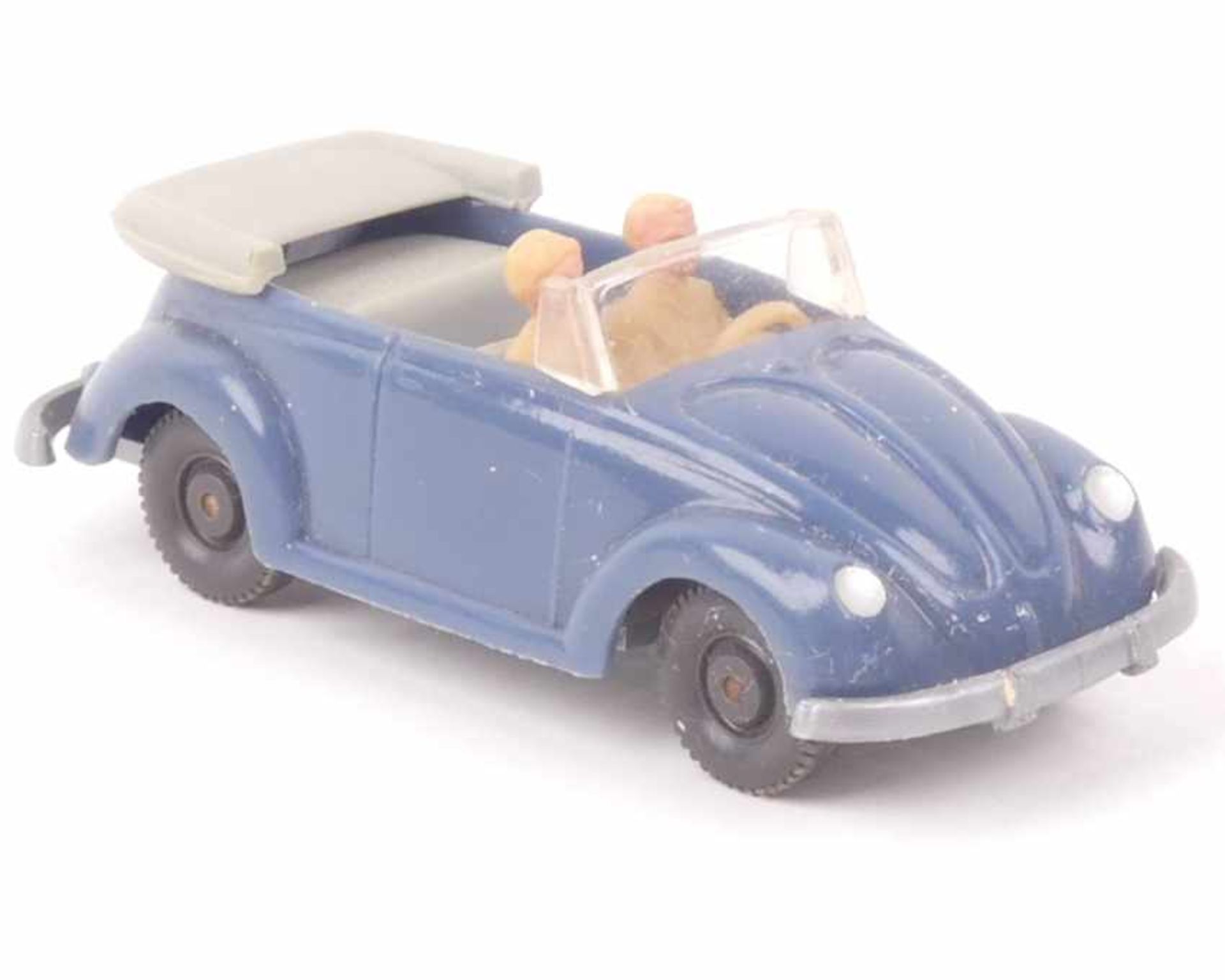 Wiking VW Käfer Cabrio taubenblau 33/6s, IE platingrau, sehr gut