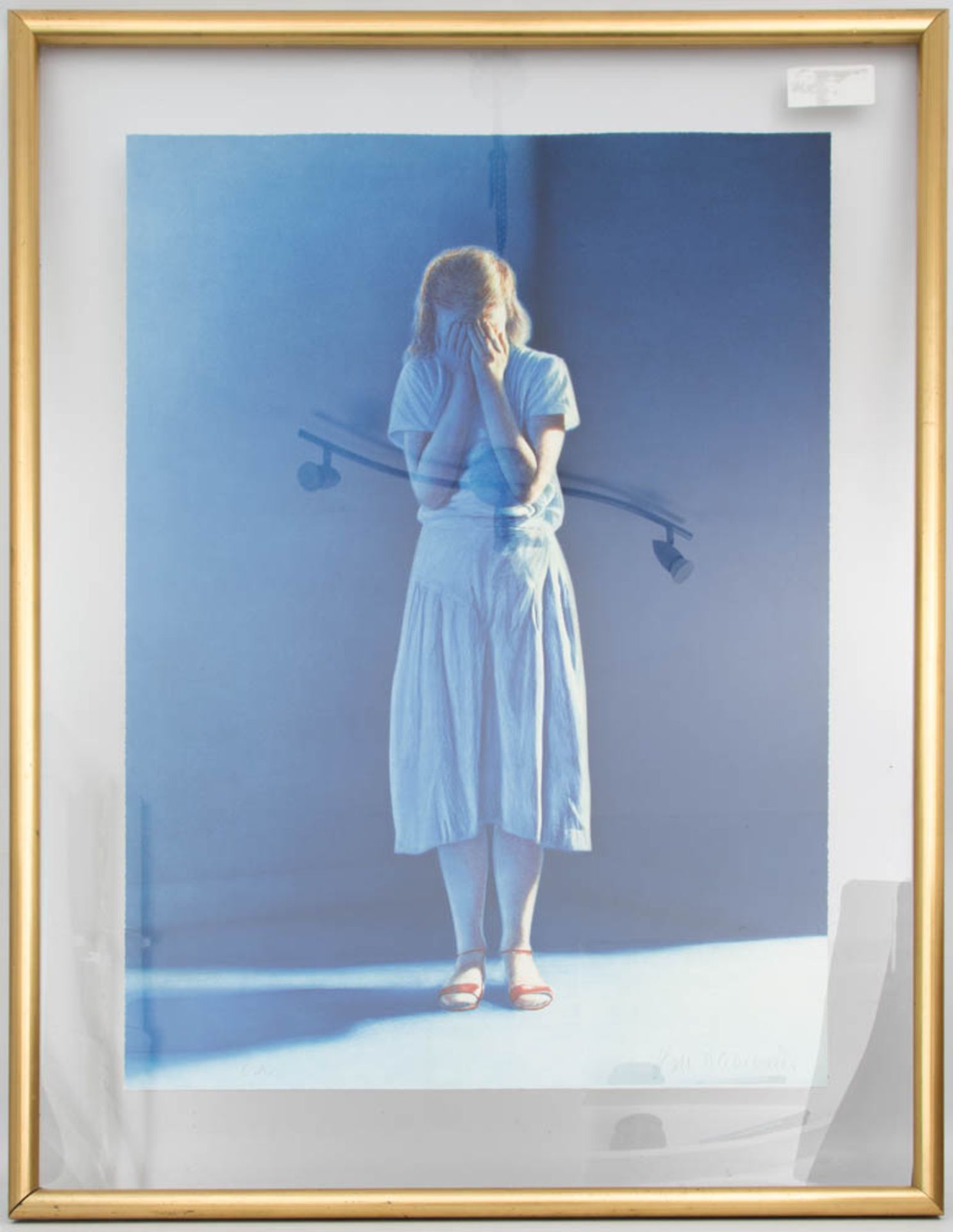 GOTTFRIED HELNWEIN, Der Frevel, Épreuve d`Artiste, Farblithografie, Österreich, 1986.<b