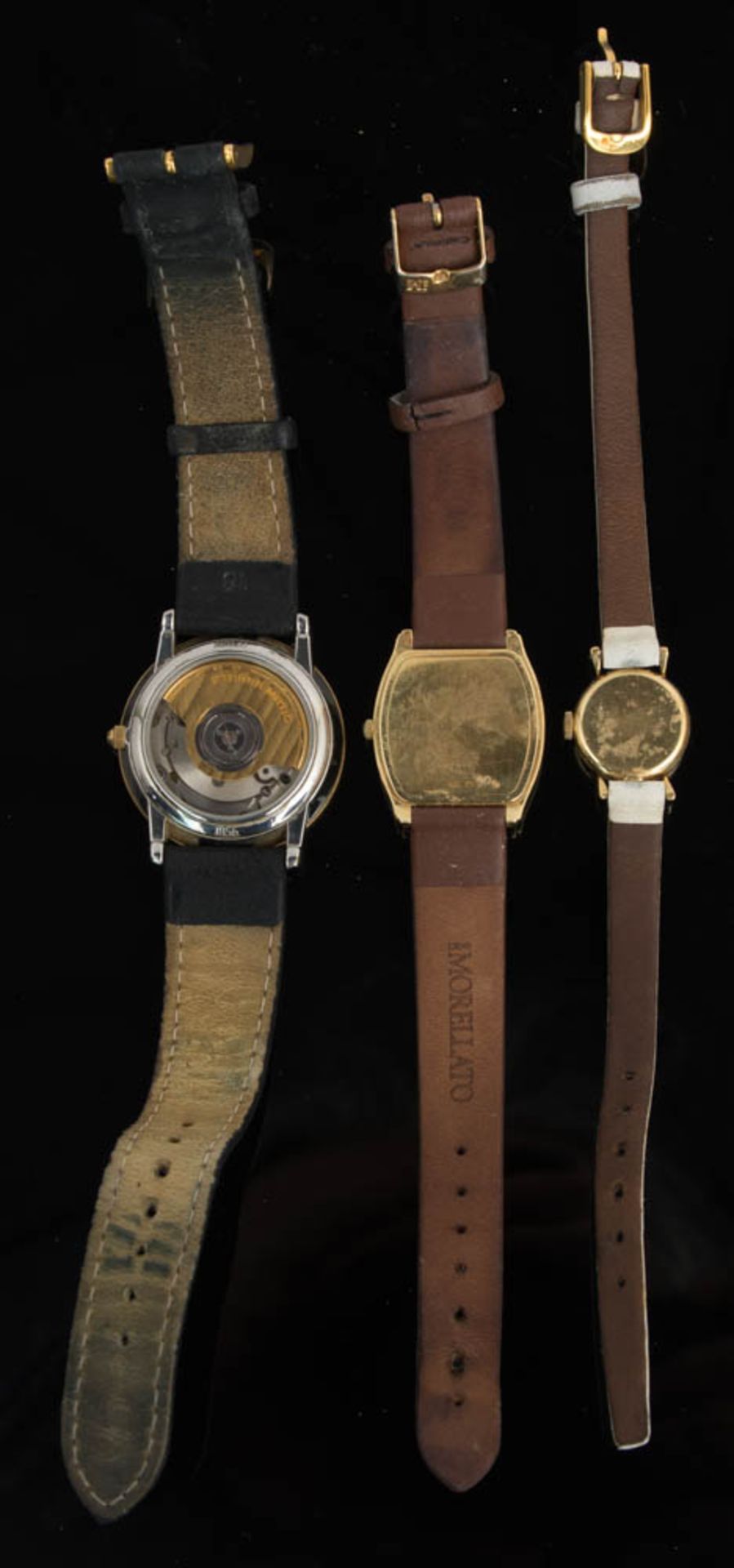 KONVOLUT VON 3 UHREN , Tissot, Omega, Eterna-Matic.