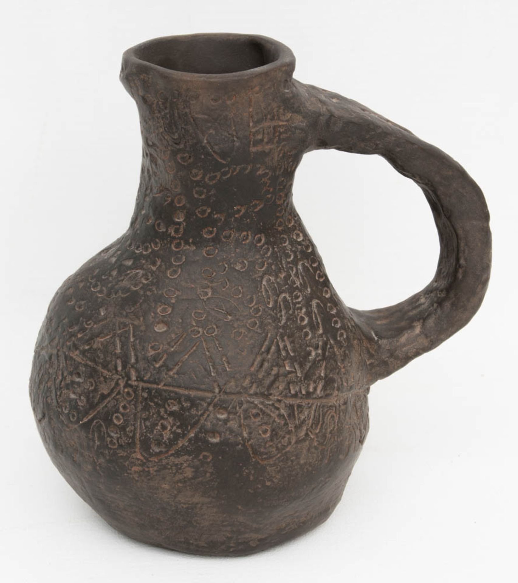 Vier Kannen, Zinn, Keramik, Kupfer. - Image 5 of 12