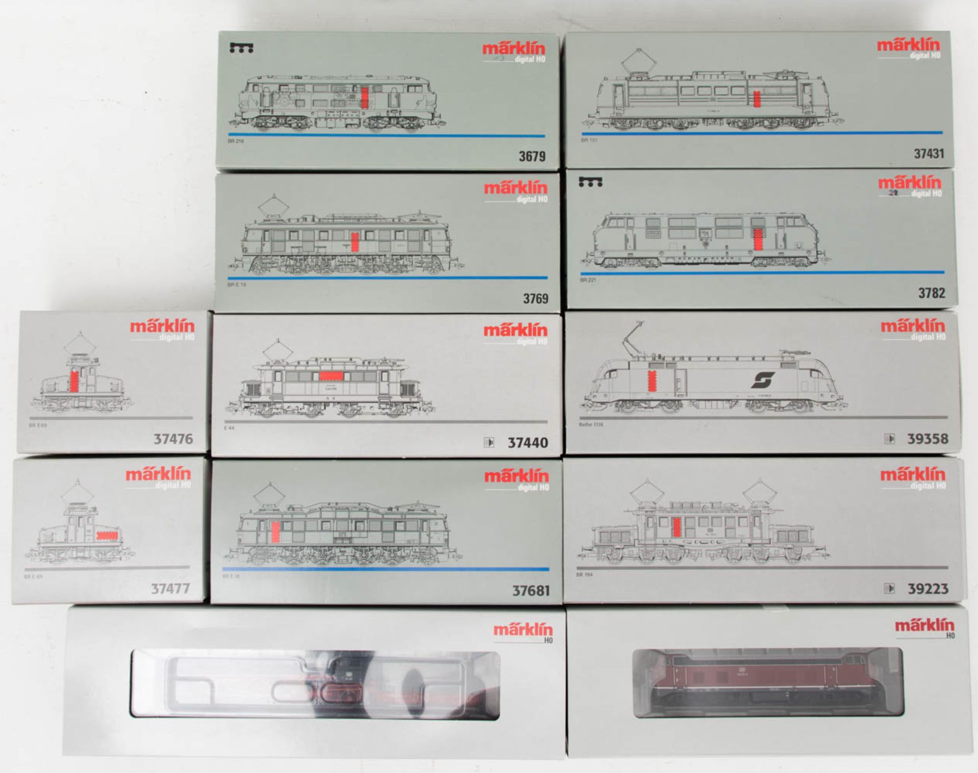 Konvolut Märklin Wagen in original Verpackung.