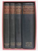 Sachbuch Goldschmiedemerkzeichen 4-bändig, m. Rosenberg 1922 - 1925.