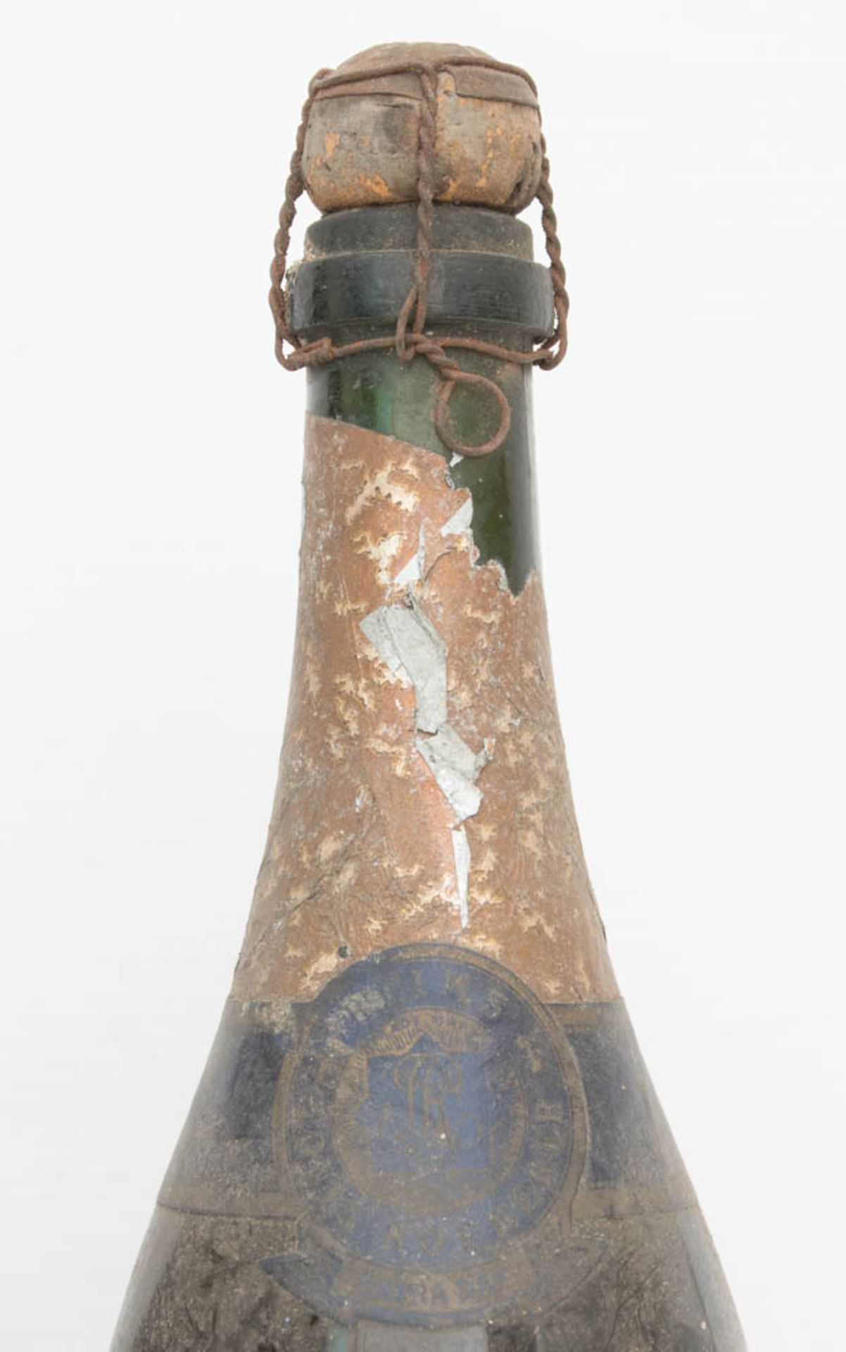 Konvolut 2 Flaschen Champagner, Wehrmachts Marketenderware. - Image 5 of 5