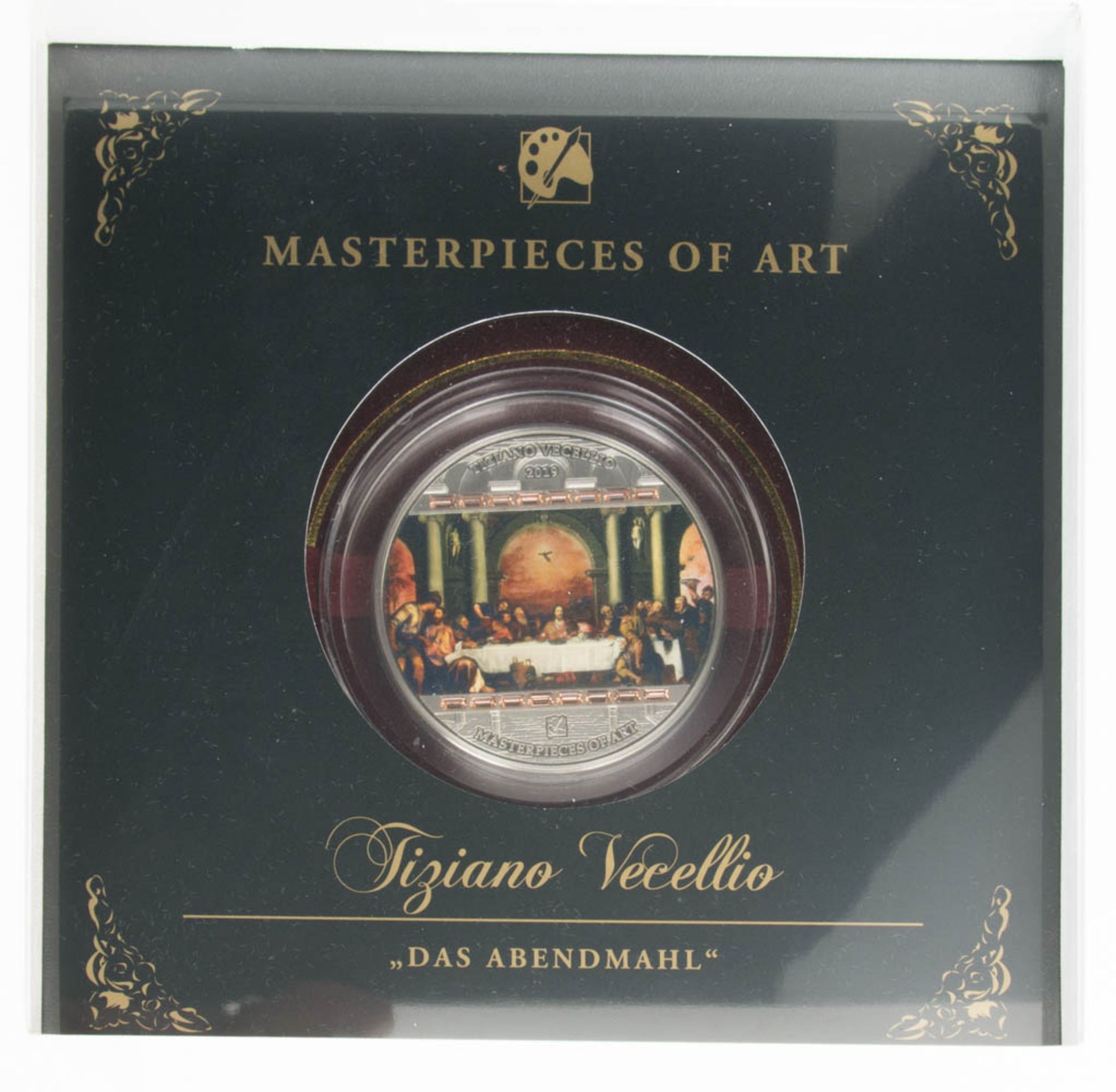 20 US-Dollar Silbermünze - "Das Letzte Abendmahl" - Masterpieces of Art - Bild 3 aus 3