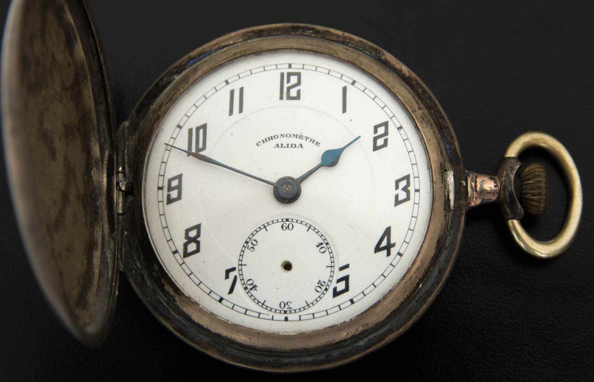 Konvolut von 5 Taschenuhren, Chronometre alida u.a. - Image 3 of 6