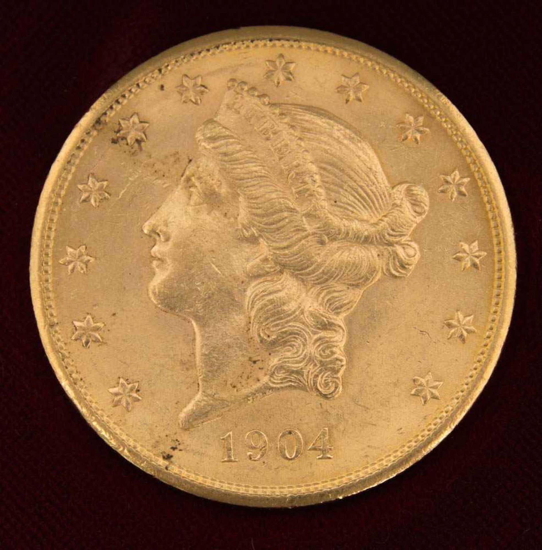 20 $ Eagle Liberty Head, USA 1904. - Bild 2 aus 3