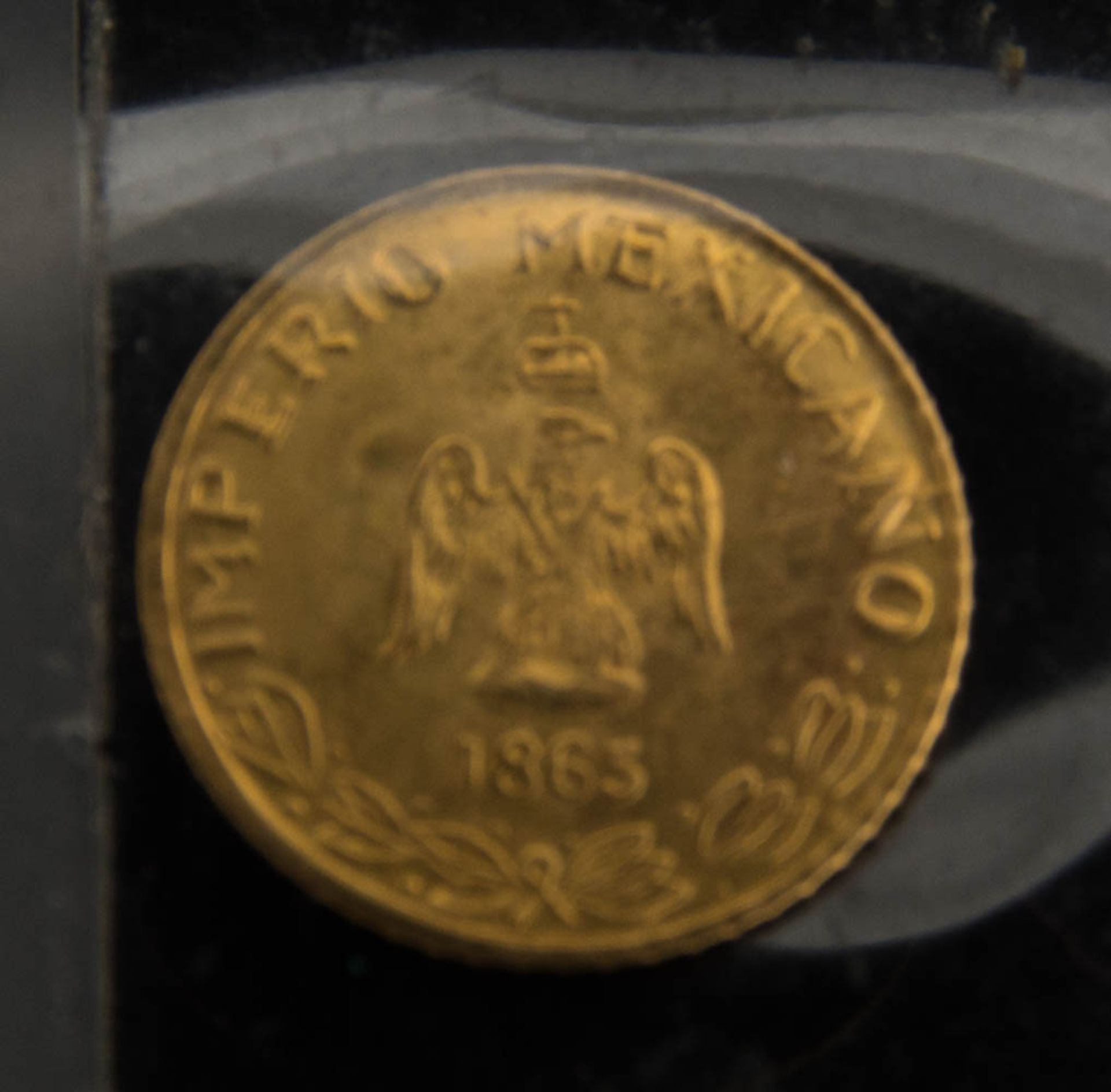 Konvolut Altgold.Paar Eheringe 585er Gelbgold 14 g.Zwei Ringe und Anhänger 4,6 g.Goldmünze Imperio - Bild 4 aus 4
