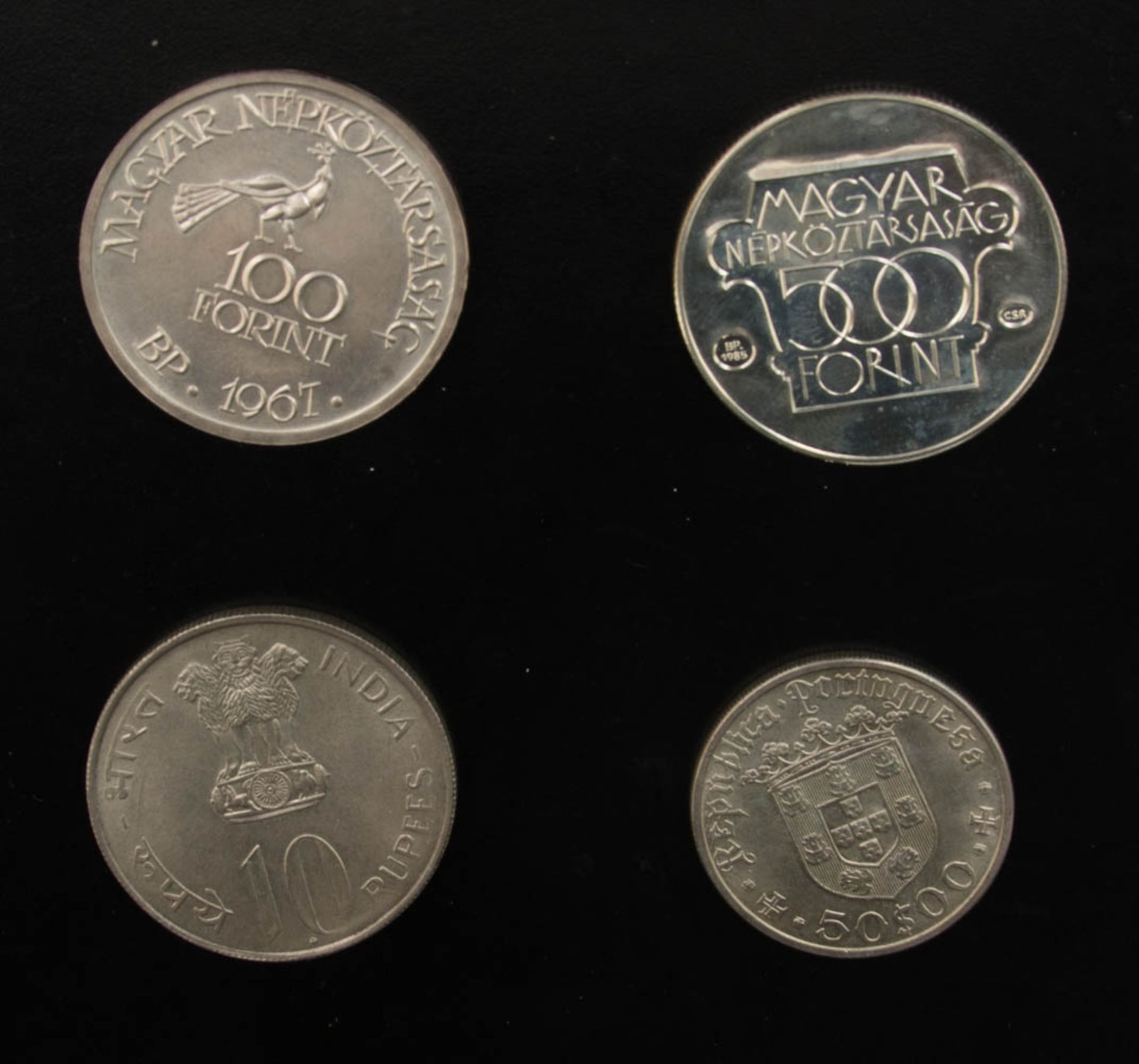 Konvolut von 14 Silbermünzen.Verschiedene Herkunftsländer. - Image 7 of 7