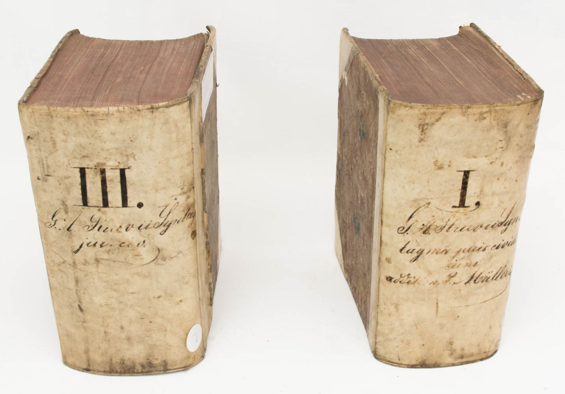 Jurisprudentiae Band 1 und 3, 1663/ 1738.Jurisprudentiae secundum ordinem pandectarum. Juris civilis