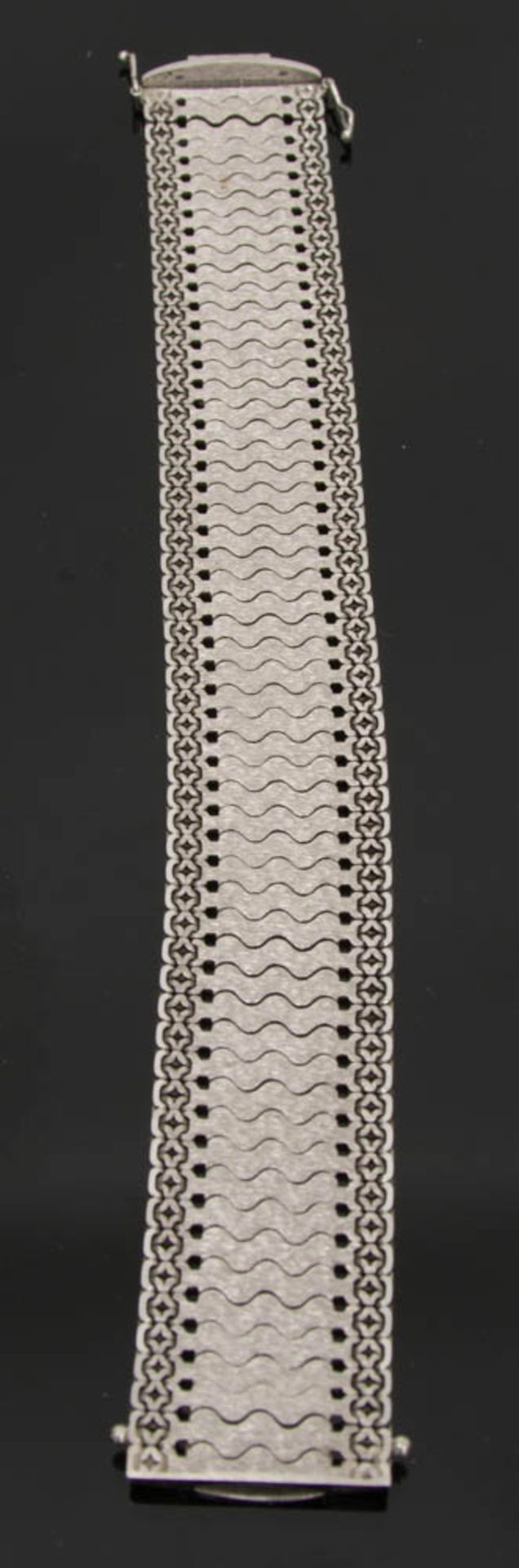 Damenarmband, 585er Weissgold.37,5 g. - Bild 2 aus 3