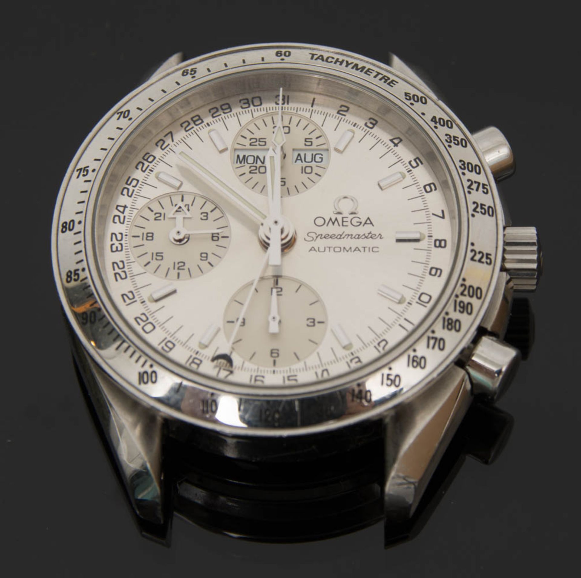 Omega Speedmaster Automatic Chronometer nr. 56332375.Ohne Armband.Gehäusegröße: 39 mm.Silbernes