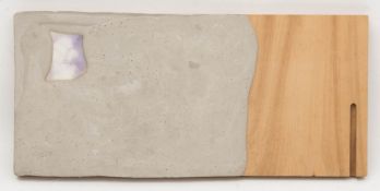 Pan Nam, Mischtechnick auf Holz, 1996.Rückseitig signiert, beschriftet und datiert. 38 cm x 17,5 cm