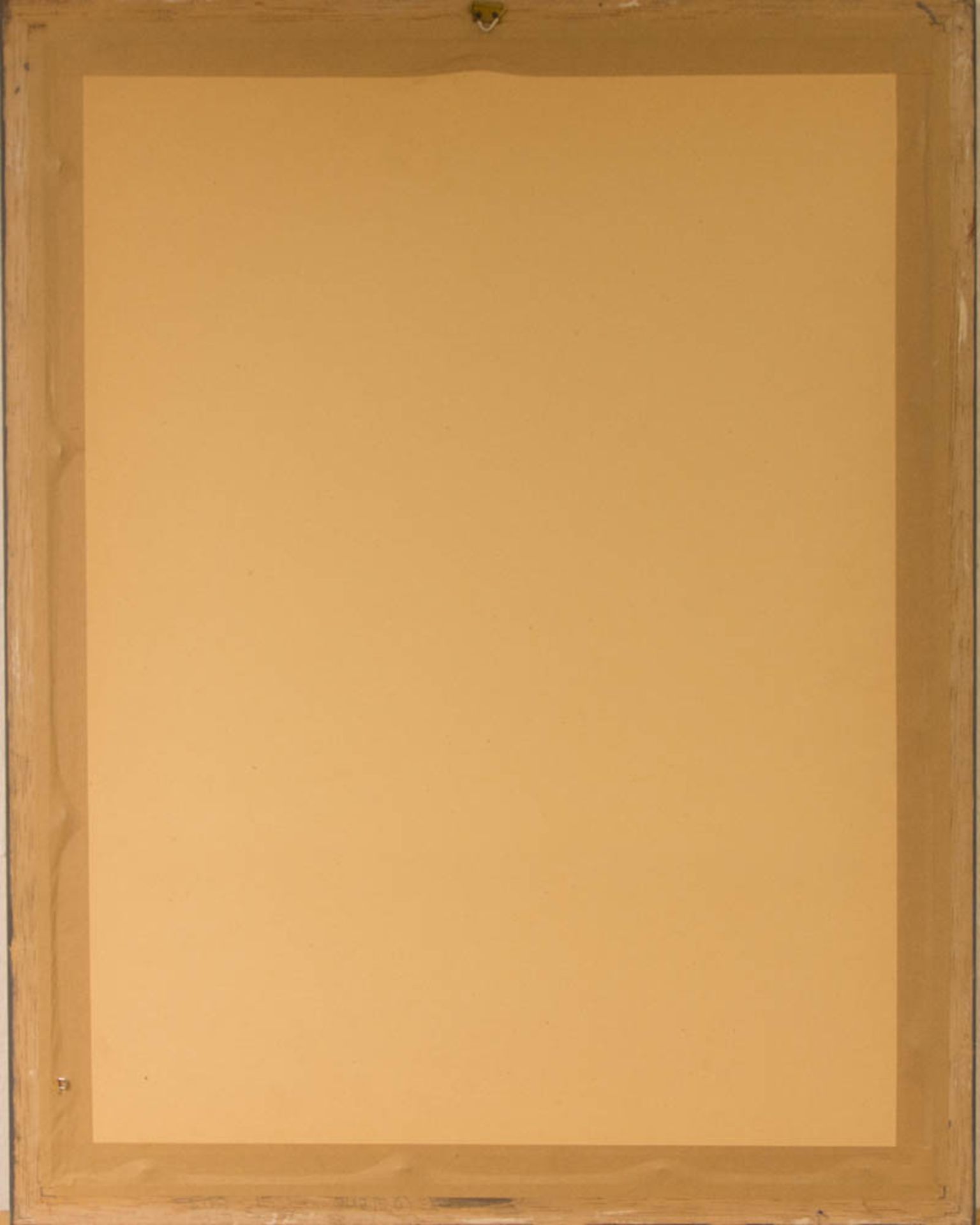 Max Ackermann, Farbkomposition, Wachskreide auf Papier, 1953.Hinter Glas im Passepartout gerahmt. - Bild 3 aus 3