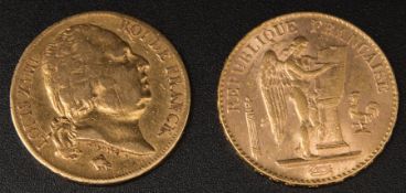 2 x 20 Francs Gold, Frankreich
