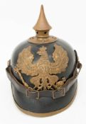 Pickelhaube, Preußen, für Mannschaften, um 1910.