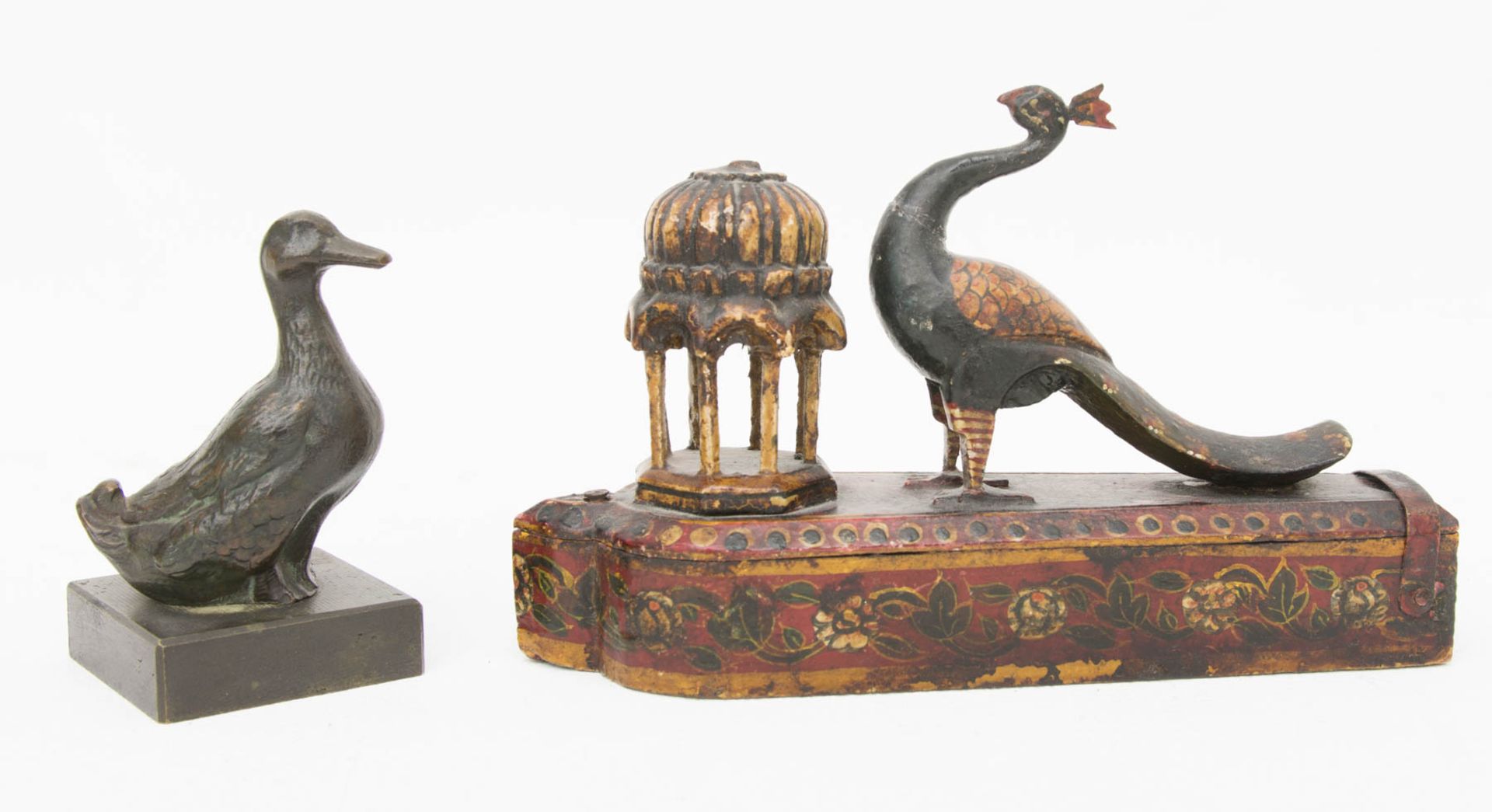 Umfangreiches Vogel - Konvolut, Cloisonée, Stein, Silber und Holz. - Bild 4 aus 6