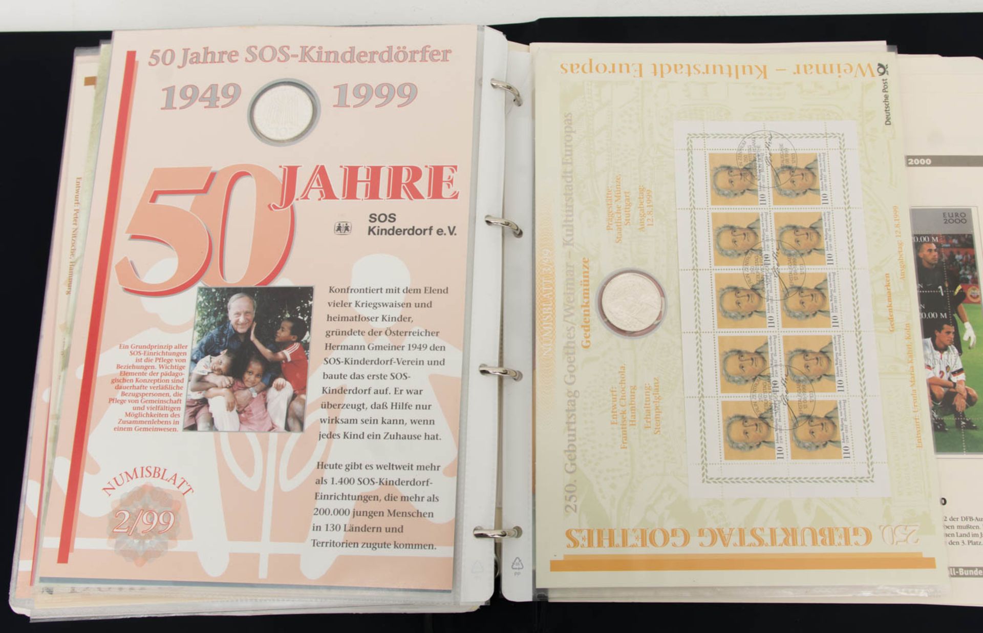 Sammlung Silber-Gedenkmünzen und Numisblätter / Briefmarken. - Bild 6 aus 6