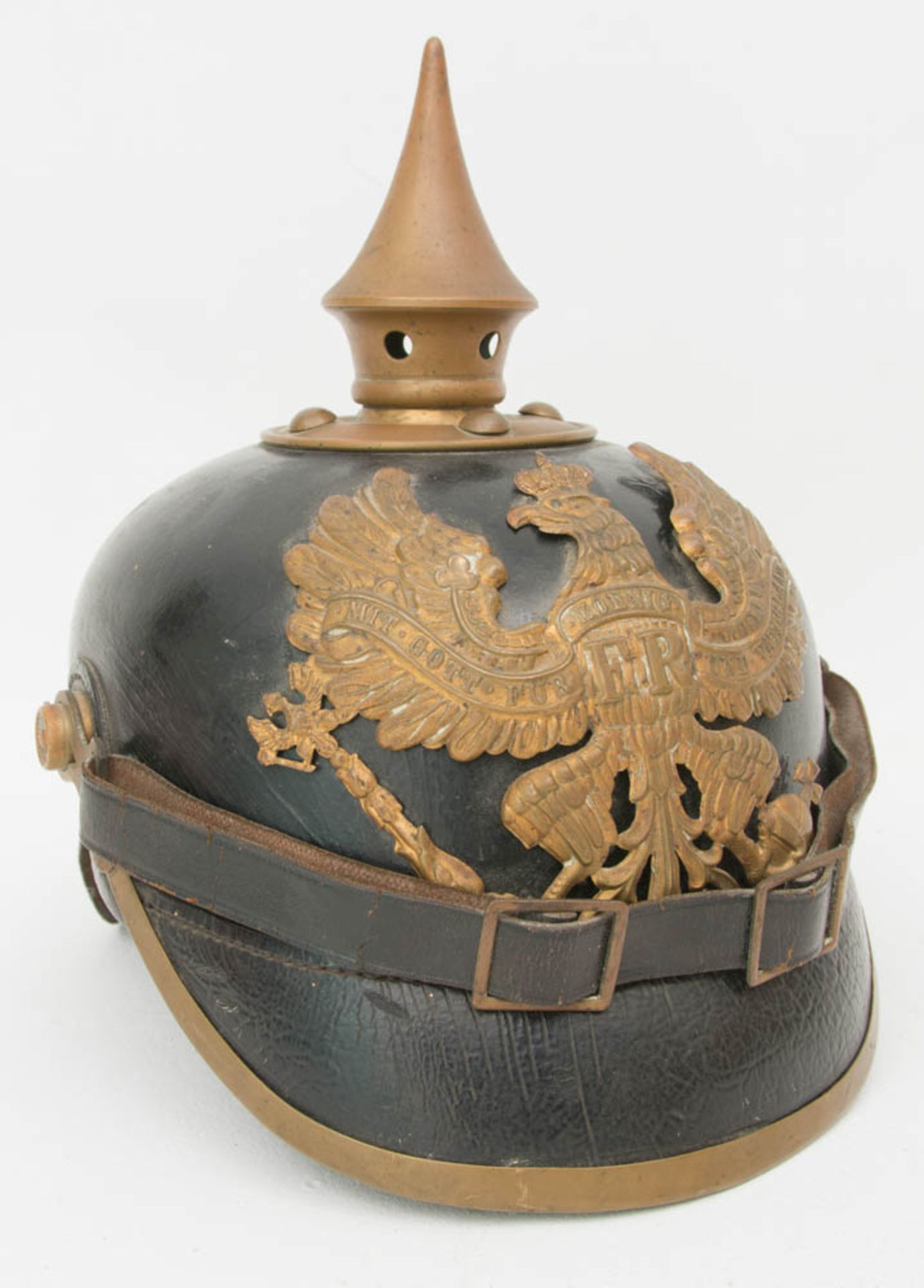 Pickelhaube, Preußen, für Mannschaften, um 1910. - Bild 6 aus 6