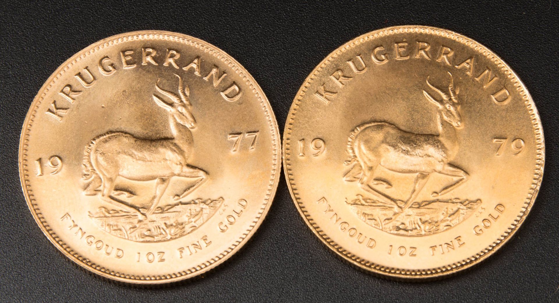 2 x 1 Oz Gold Krügerrand.