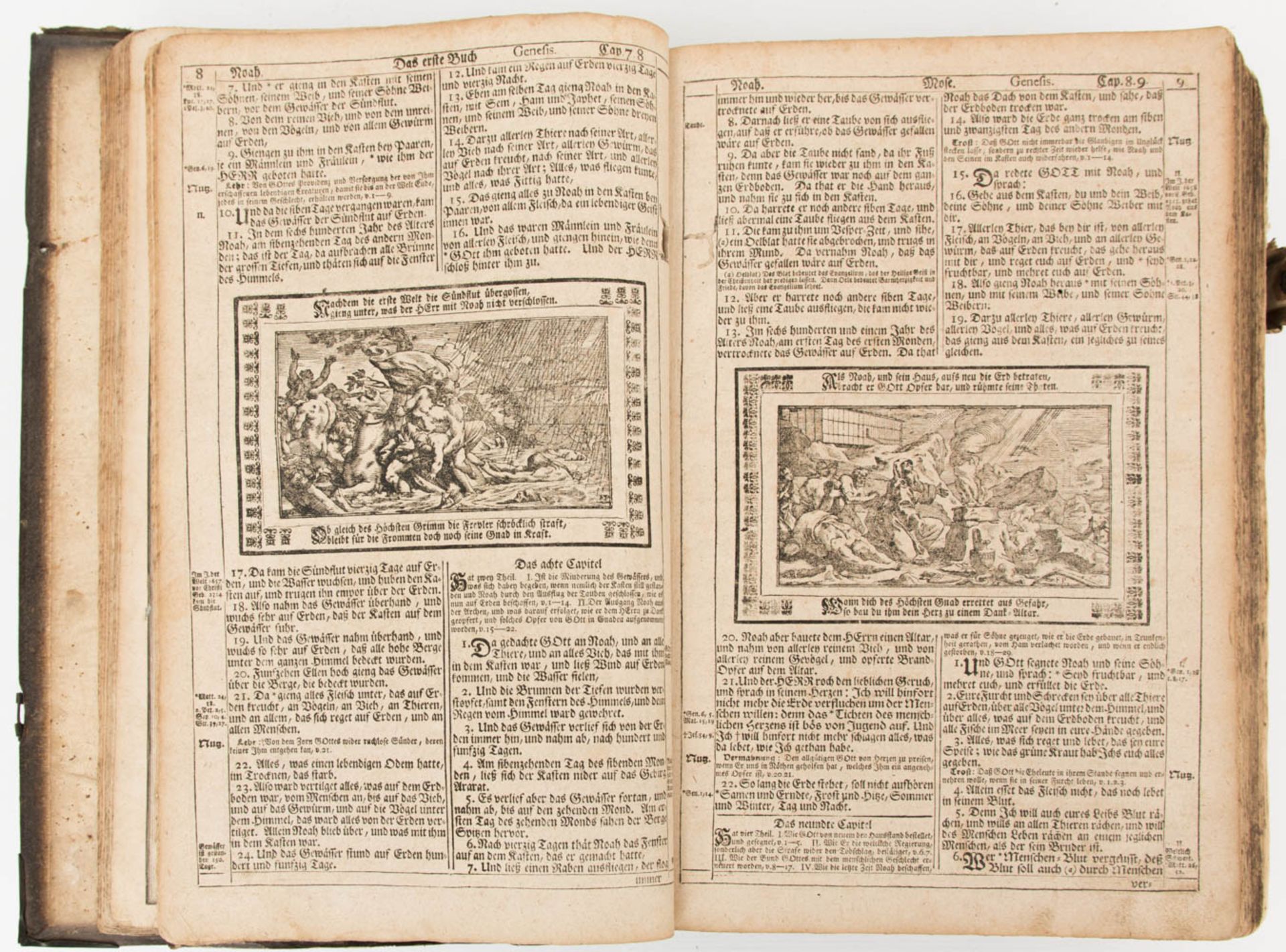 Illustrierte Dilherr-Bibel, Endter-Verlag, Nürnberg, 1736. - Bild 4 aus 7