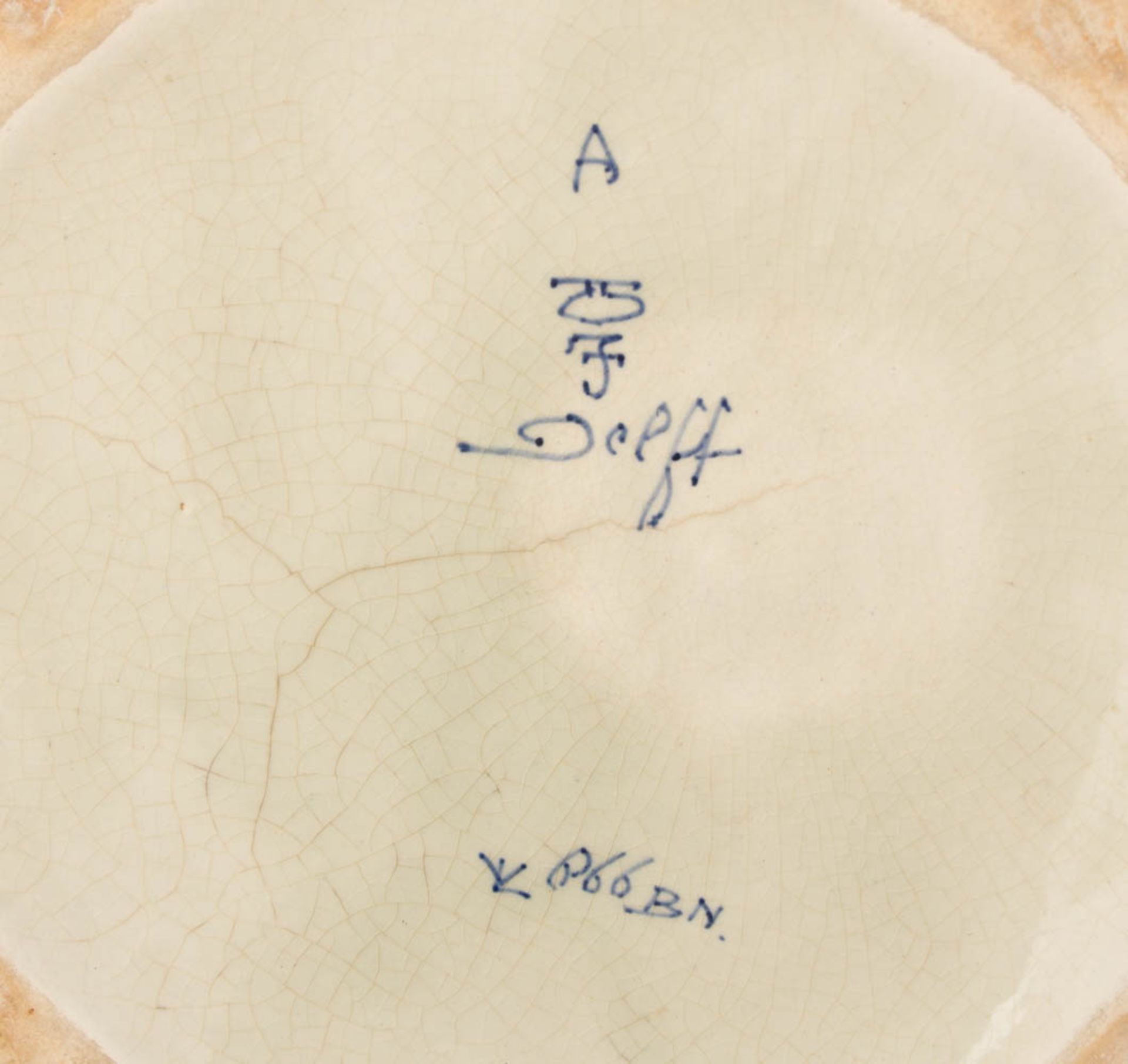 Delfter Manufaktur, Bodenvase. - Bild 4 aus 4