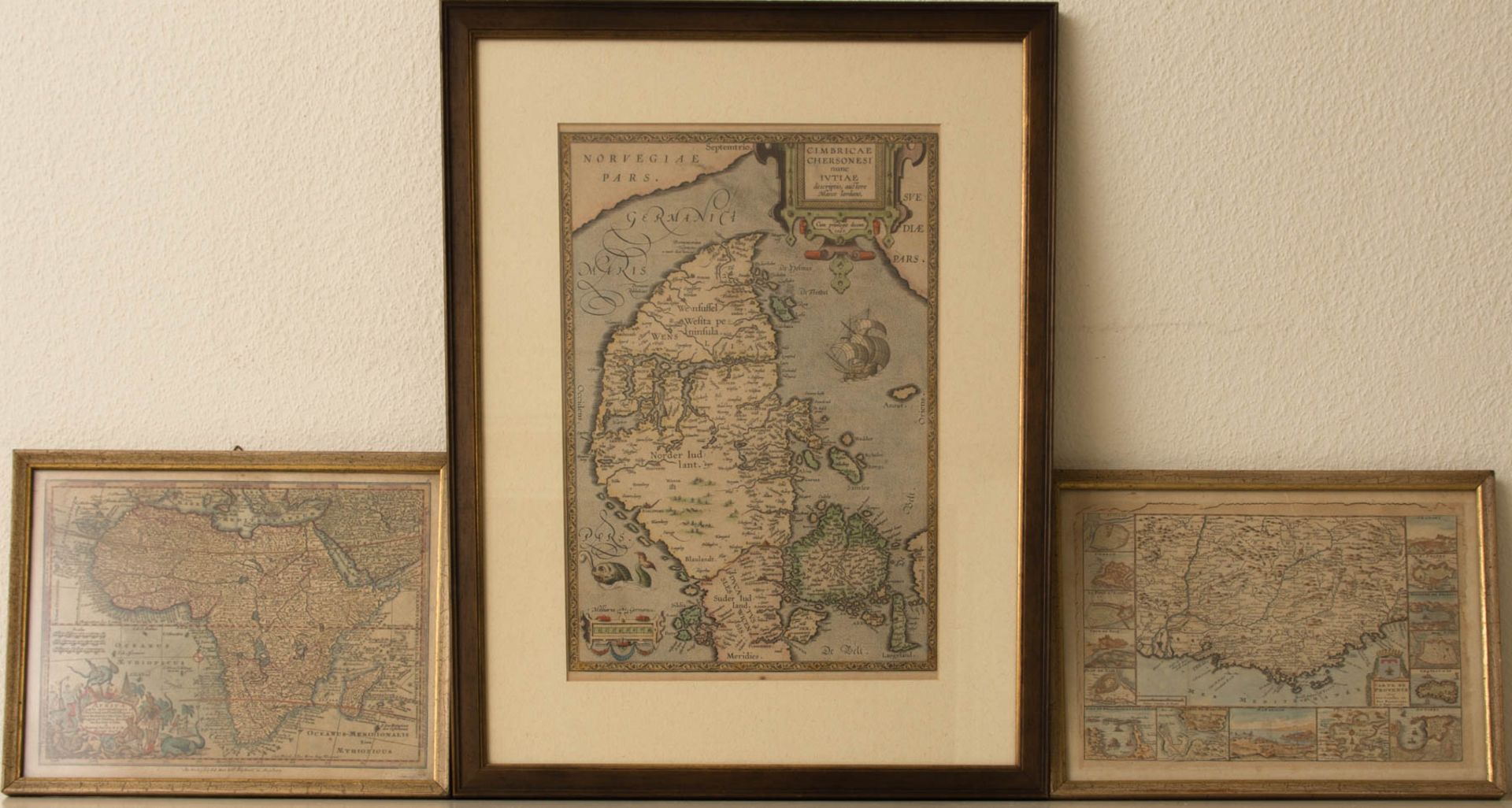 Sieben antike Landkarten, 17. / 18. Jh. - Bild 4 aus 5