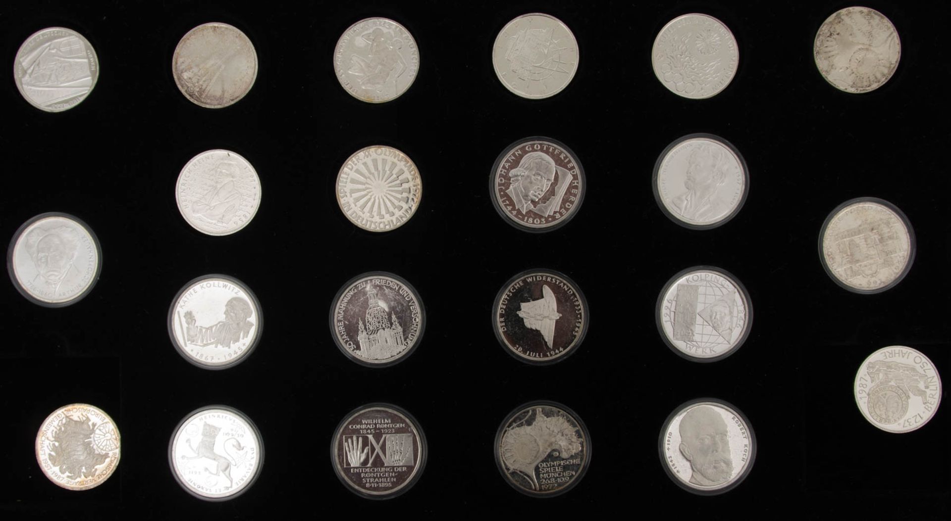 Sammlung Gedenkmünzen Silber BRD 10 Mark; 5 Mark. - Bild 3 aus 5
