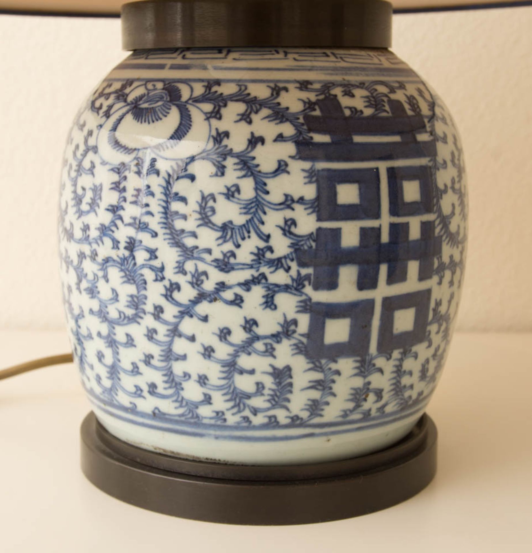 Chinesische Porzellan Lampe. - Image 2 of 3