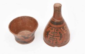 2 Keramiken, präkolumbianisch (?).
