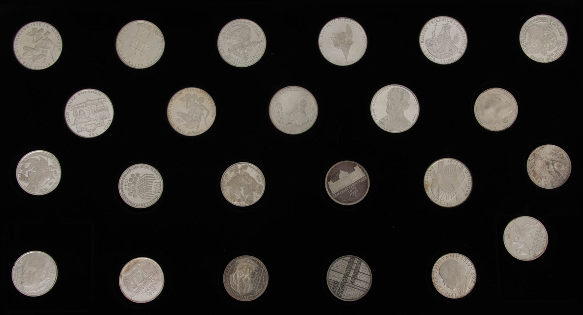Sammlung Gedenkmünzen Silber BRD 10 Mark; 5 Mark. - Bild 4 aus 5