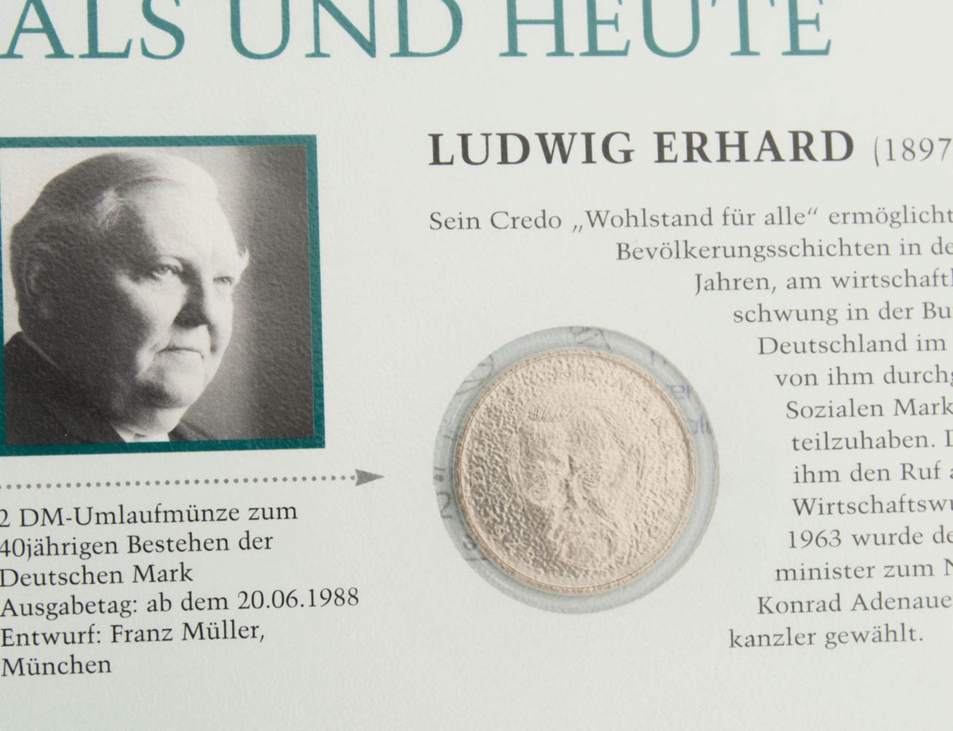 Sammlung Silber-Gedenkmünzen und Numisblätter / Briefmarken. - Bild 5 aus 6